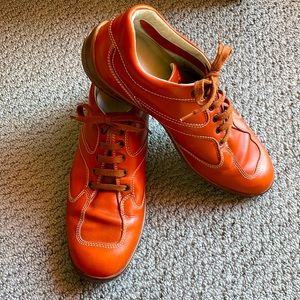 Men’s Hogan leather sneakers. Size 8.5M